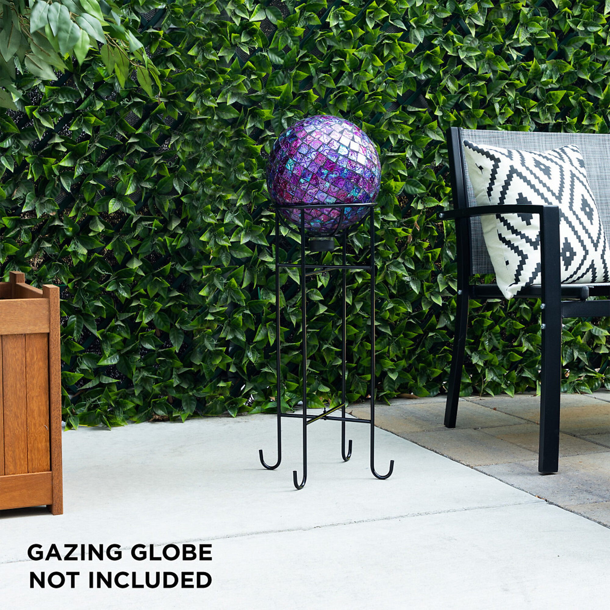 Alpine Corporation, 24in. Gazing Globe Metal Stand (Globe NOT Included), Model# SLL836